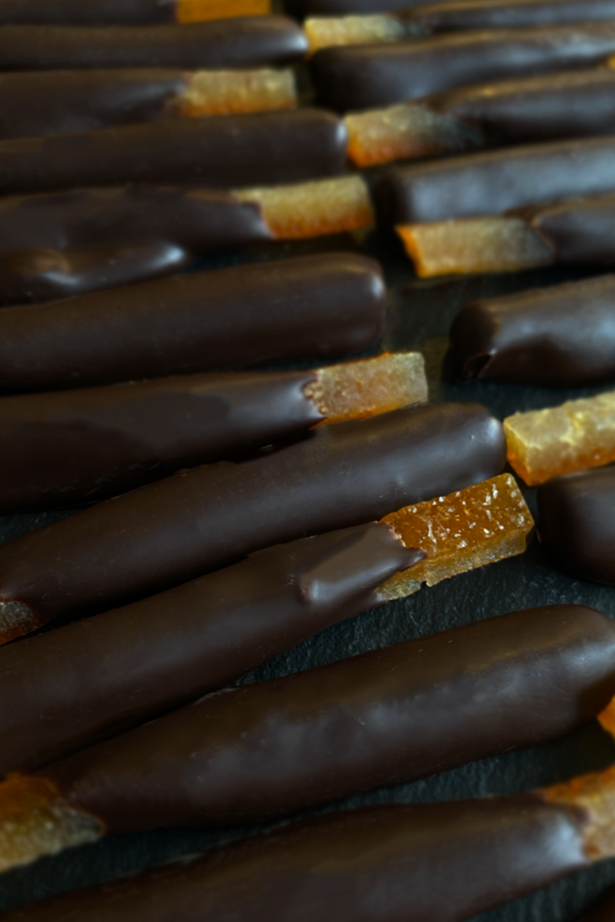 Chocolate Dipped Orangette Box | Be Chocolat