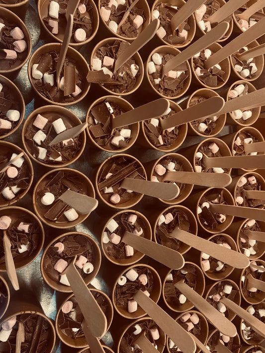 Bespoke pack of 4 Hot Chocolate spoons | Be Chocolat