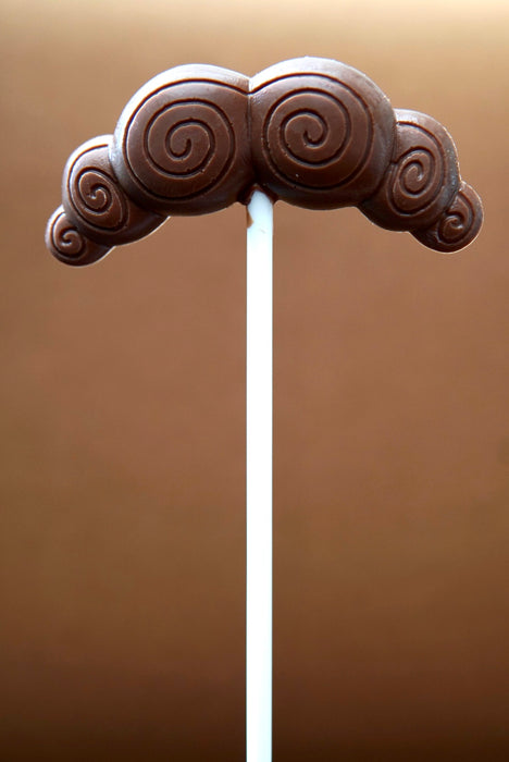 Milk Chocolate Moustache Lollipop - Pick & Collect Only