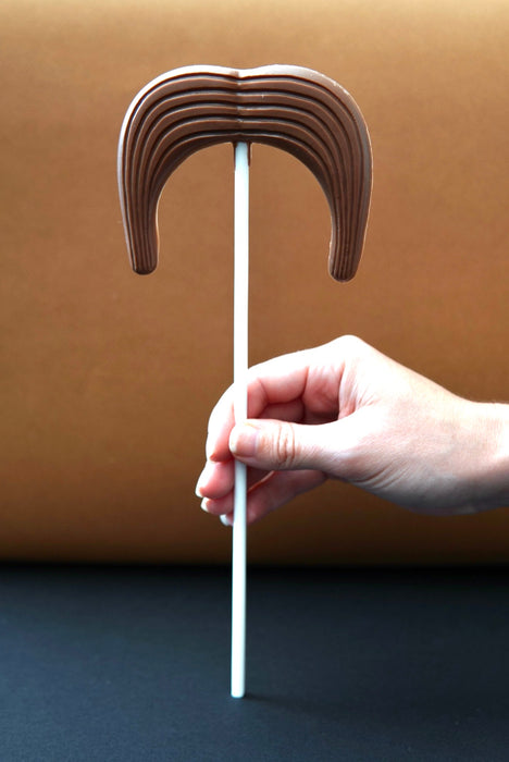 Milk Chocolate Moustache Lollipop - Pick & Collect Only