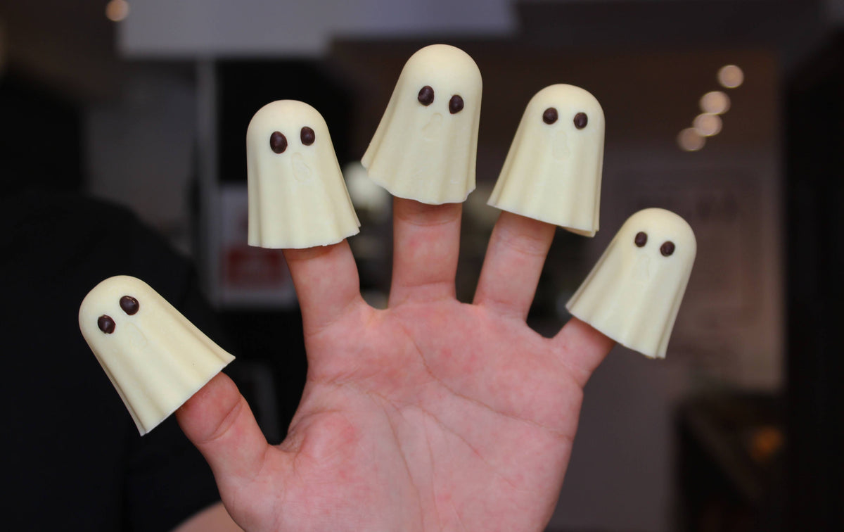 3 Mini White Ghosts - Collection Only