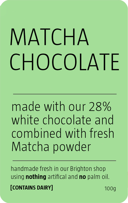 Matcha Chocolate Slab | Be Chocolat