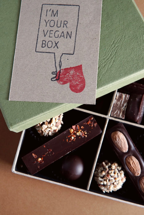 Vegan box of handmade chocolates 