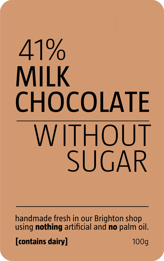 Sugar Free Milk Chocolate Slab| Be Chocolat