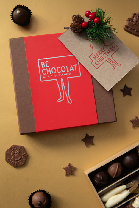 Christmas Chocolate Selection Gift Box 325gr | Be Chocolat