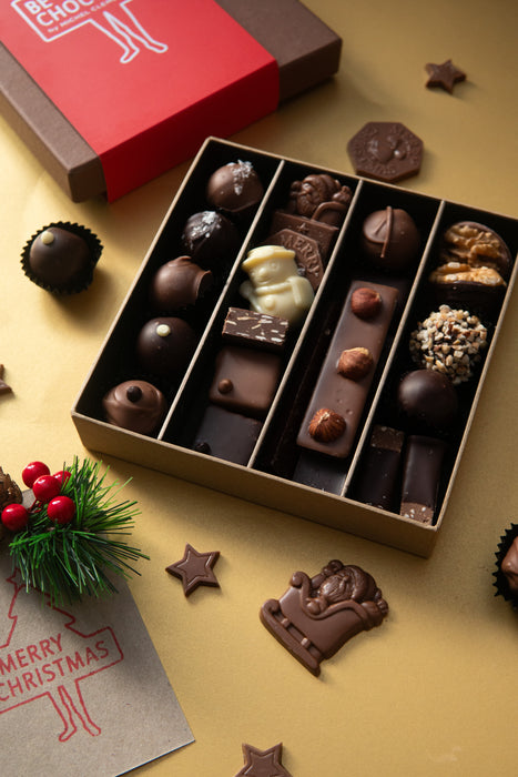 Christmas Chocolate Selection Gift Box 325gr | Be Chocolat