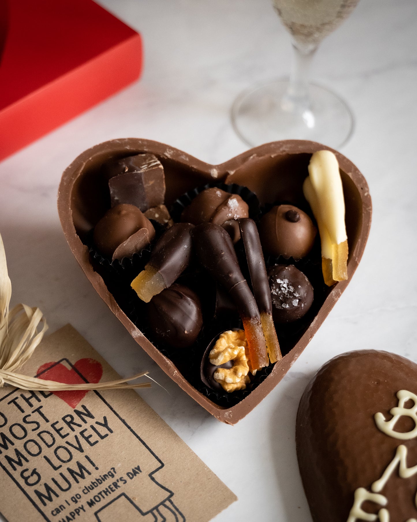 Large Filled Mother's Day Heart - Collection Only