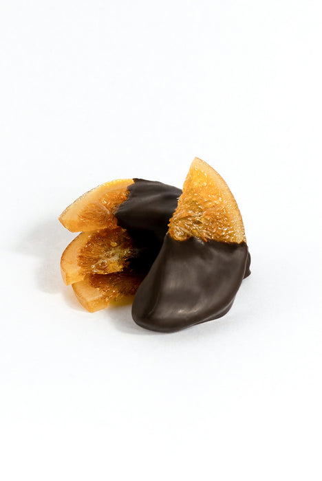 Chocolate Dipped Orange Slices Box | Be Chocolat