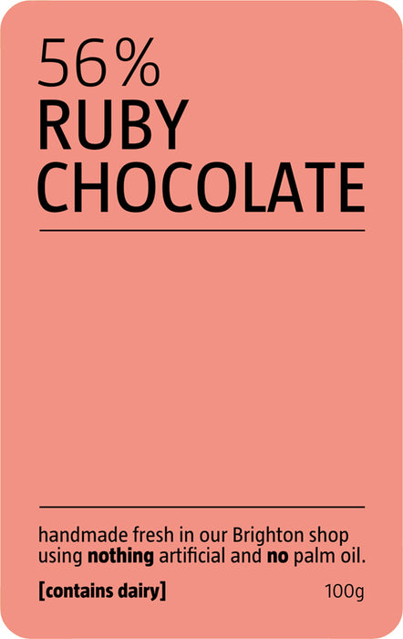 Ruby Chocolate Slab | Be Chocolat