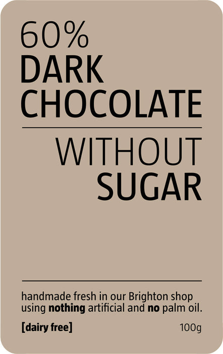 Sugar-Free Dark Chocolate Slab | Be Chocolat