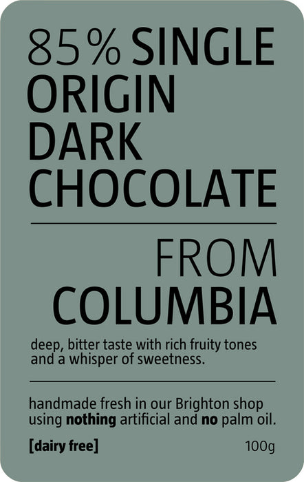 Columbian Dark Chocolate Slab | Be Chocolat