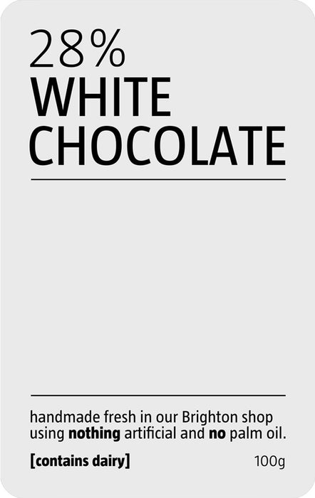 White Chocolate Slab | Be Chocolat